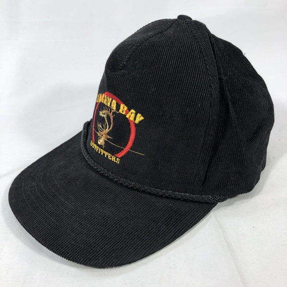 VTG UNGAVA BAY OUTFITTERS UNCAVA HAT CAP CORDUROY SNAPBACK ONE SIZE FITS MOST OS - Picture 2 of 14
